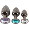 ANOS Metal Butt Plug Set Diamo