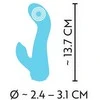 Mėlyna Cuties Mini Vibrator Mėlyna 4.Ge