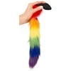 RAINBOW Pūkuota uodegos vaivorykštė