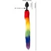 RAINBOW Pūkuota uodegos vaivorykštė