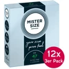 Mister Size 47mm 12x pack of 3