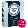 Mister Size 57mm 12x pack of 3