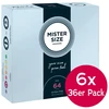 Mister Size 64mm 6xpack of 36