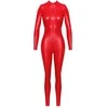 Noir Jumpsuit raudonas XL