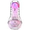 „Pipedream PDX ELITE“ vaizdo vamzdelis su permatomu „EZ-GRIP“ LED strokeriu