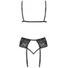 seksualus 2 dalių komplektas Bra Suspender Set L/XL
