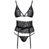 Suspender Set juodas S/M
