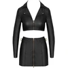 Top and Skirt juodas S