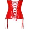 Vinyl Corset red L