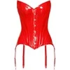 Vinyl Corset red XL