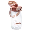 Akuku vaikiška gertuvė su šiaudeliu 480 ml. rusvai gelsvas, A0726