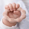 Baby Ono Babyono kramtukas silikoninis žiedas kreminis 825/04 825/01
