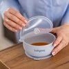 Baby Ono BabyOno lėkštutė silikoninė neslystanti su dangteliu mėlyna 1662/01
