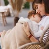 Purepower Babyono pledas medvilninis su flisu kreminis 1659/02