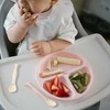 Baby Ono BabyOno šaukšteliai lankstūs 2 vnt kreminė rožinė 1066/06