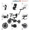 Balansinis dviratukas/triratukas Colibro Tremix Up, Rožinės spalvos