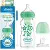 DR. BROWN'S OPTIONS+ 270 ml pereinamasis buteliukas plačiu kakleliu + silikoninis snapelis, žalias