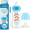 DR. BROWN'S OPTIONS+ 270 ml pereinamasis buteliukas plačiu kakleliu + silikoninis snapelis, mėlynas