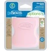 DR. BROWN'S silikoninė rankovė stikliniam 150 ml plataus kaklelio buteliukui, rožinė