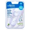 DR. BROWN'S snapeliai OPTIONS+ buteliukams siauru kakleliu, silikoniniai, 2 vnt.