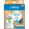 DR. BROWN'S stikliniai buteliukai OPTIONS+ plačiu kakleliu, 150ml, 2 vnt.