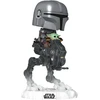 FUNKO POP! Vinilinė figūrėlė: Žvaigždžių karai - The Mandalorian with Grogu, 9 cm