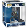 FUNKO POP! Vinilinė figūrėlė: Žvaigždžių karai - The Mandalorian with Grogu, 9 cm