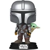 FUNKO POP! Vinilinė figūrėlė: Star Wars - The Mandalorian with Grogu, 9 cm