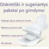 LANSINOH diskretiški ir sugeriantys paketai M, praėjus 2 savaitėms po gimdymo Discreet&amp;Absorbent, 12 vnt.