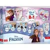TREFL FROZEN 8in1 Mix&amp;play stalo žaidimų rinkinys