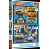 Trefl Dėlionė 3x70 vnt. - Hot Wheels