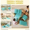 AIYAPLAY 5 dalių minkštų kaladėlių rinkinys kūdikiams ir mažiems vaikams, putplastis, dirbtinė oda, 5 kūrybingos formos, vidaus rinkinys laipiojimui, ropojimui, žaidimams, žalias