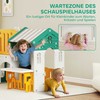 AIYAPLAY 7 viename vaikiška čiuožykla, žaidimų aikštelė namuose, lipynė, namelis, rašomoji lenta, krepšinio lankas, 1-4 metai, plastikas, geltona+žalia