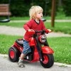 AIYAPLAY automobilis su čiuožyklomis, automobilis su muzika, vaikiškas automobilis, vaikiškas automobilis su burbuliukais 2-5 metų vaikams, maksimali apkrova 30 kg raudona 80 x 35,5 x 42 cm