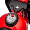 AIYAPLAY automobilis su čiuožyklomis, automobilis su muzika, vaikiškas automobilis, vaikiškas automobilis su burbuliukais 2-5 metų vaikams, maksimali apkrova 30 kg raudona 80 x 35,5 x 42 cm