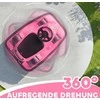 AIYAPLAY Elektrinis automobilis vaikams, besisukantis 360 laipsnių kampu, su vairu, LED lemputėmis, muzikos funkcija, 3-8 metai, rožinis