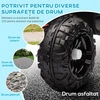 AIYAPLAY elektrinis keturratis vaikams 12V, vaikiškas keturratis su 4 ratų amortizacija, MP3 muzikos grotuvu, žibintais, priekine ir atbuline eiga, 3-5 metų vaikams, 5 km/h, metalinis, baltas