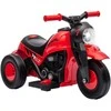 AIYAPLAY Elektrinis motociklas vaikams, 6V vaikiškas motociklas su muzika, burbuliukais, 2,5-3 km/h, vaikams nuo 2-5 metų