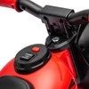 AIYAPLAY Elektrinis motociklas vaikams, 6V vaikiškas motociklas su muzika, burbuliukais, 2,5-3 km/h, vaikams nuo 2-5 metų
