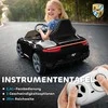 AIYAPLAY Elektrinis pasivažinėjimo automobilis vaikams, su nuotolinio valdymo pulteliu, muzika, garso signalu, USB, saugos diržu, 3-5 metų amžiaus, juodas