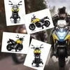 AIYAPLAY elektrinis vaikiškas motociklas, Honda, 3 km/h, muzika ir šviesos, 3-6 metai, iki 30 kg, geltonas