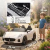 AIYAPLAY Maserati elektromobilis vaikams, dvivietis, 12V akumuliatorinis, su nuotolinio valdymo pultu, LED žibintais, muzikos funkcija, baltas