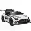 AIYAPLAY Mercedes elektrinis automobilis, vaikiškas elektromobilis, 12V baterija, LED žibintai, muzikos funkcija, garsinis signalas, 3-8 metai, baltas