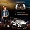 AIYAPLAY Mercedes elektrinis automobilis, vaikiškas elektromobilis, 12V baterija, LED žibintai, muzikos funkcija, garsinis signalas, 3-8 metai, baltas