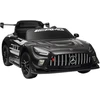 AIYAPLAY Mercedes elektromobilis, vaikiškas automobilis, 12 V akumuliatorius, LED žibintai, muzikos funkcija, garsinis signalas, 3–8 metai, juodas