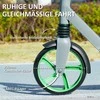AIYAPLAY Motoroleris vaikams Sulankstomas vaikiškas motoroleris su reguliuojamu vairo aukščiu, 2 dideliais ratais, galiniu purvasaugiu ir stabdžiu, pedalinis motoroleris vaikams nuo 6 iki 12 metų, žalias