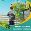 AIYAPLAY Ninja Warrior kliūčių ruožas vaikams 10 m Ninja slackline rinkinys su laipiojimo kopėčių priedais, gimnastikos žiedais, pakabinamu padėklu, sūpynėmis, laipiojimo stulpais, treniruočių įrangos rinkinys vaikams
