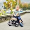 AIYAPLAY paspiriamas automobilis, vaikiška transporto priemonė, paspiriamas automobilis su daiktadėže, vaikiškas automobilis su apsauga nuo apvirtimo, 18–48 mėnesių vaikams, juodas