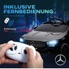 AIYAPLAY vaikiškas elektrinis automobilis 12V vaikiškas automobilis su nuotolinio valdymo pulteliu, muzikinis, elektrinis automobilis su šviesomis, USB/MP3 jungtis, atbulinės eigos funkcija, iki 5 km/h, skirtas 3-6 metų vaikams, juodas