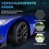 AIYAPLAY vaikiškas elektrinis automobilis 12 V vaikiškas automobilis su 2.4G nuotolinio valdymo pulteliu, muzika, garso signalas, pakaba, elektrinė transporto priemonė su žibintais, mokomieji ratai, švelnus užvedimas, 3-5 km/h, 3-5 metų vaikams, mėlynos spalvos